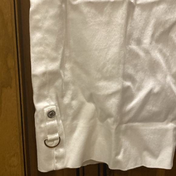 Laura White Trim Slim Leg Capris Size 14 - Picture 5 of 10